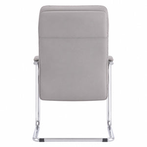 550 Leather Chair - Khaki Back view