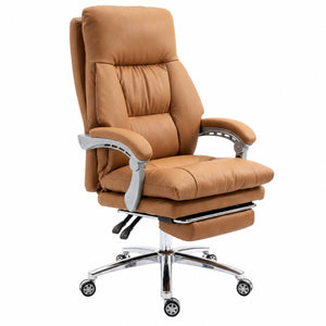 802 High Back Leather Chair - Amber