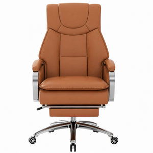 317 High Back Leather Chair - Amber Back view