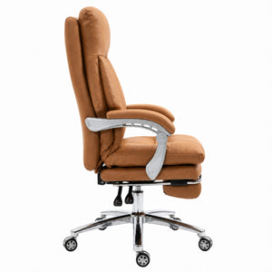 802 High Back Leather Chair - Amber Side view