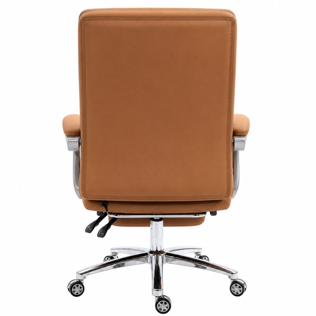 802 High Back Leather Chair - Amber Back view