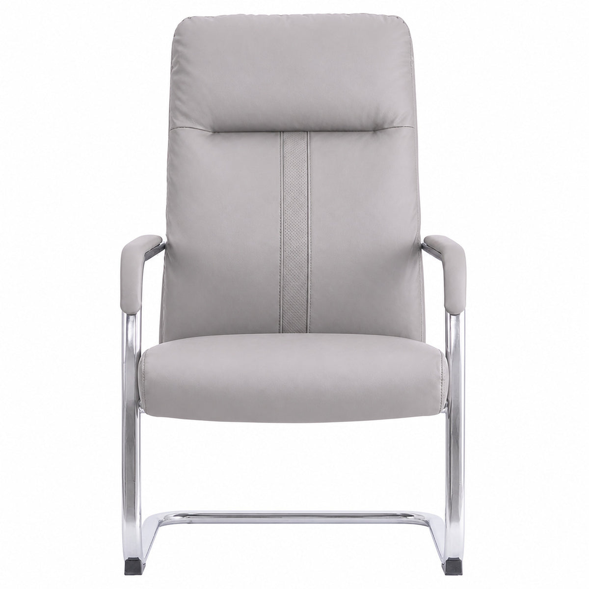 550 Leather Chair - Khaki Front view