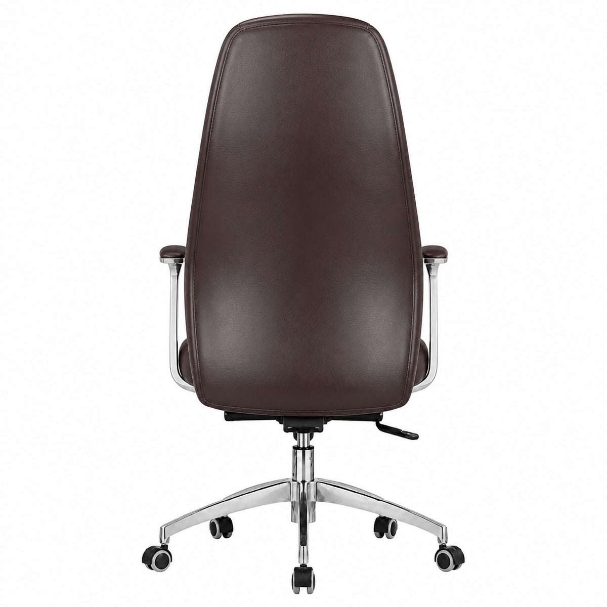 JA19 High Back Leather Chair - Coffee Back view