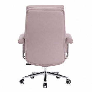 807 High Back Leather Chair - Khaki Side view