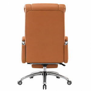317 High Back Leather Chair - Amber Back view