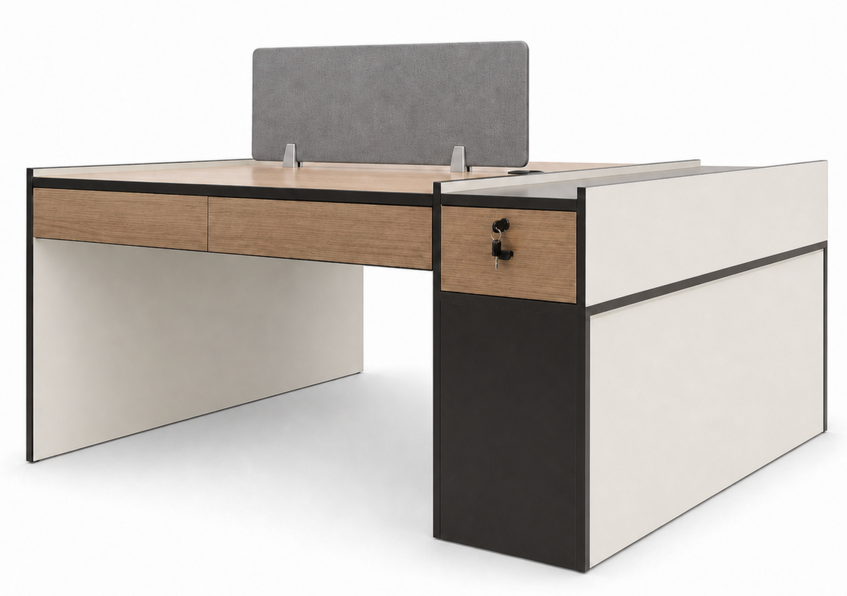 BX-3312 2 Pax Workstation Desk