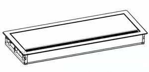 Integrated desk power module detail