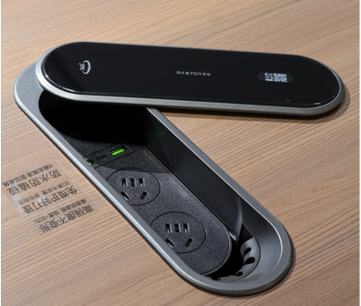 Integrated desk power module detail