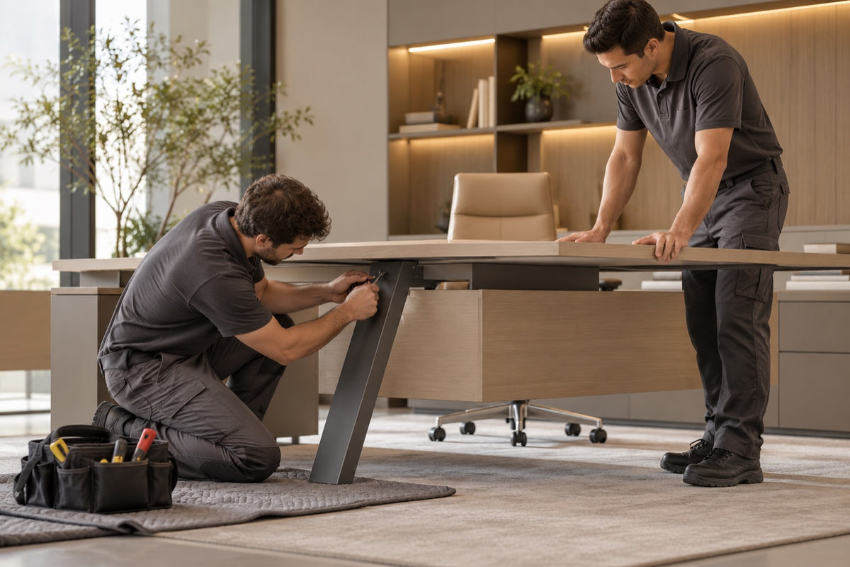 Office furniture installation